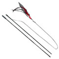 Da Bird cat toy, the ultimate feather cat toy with a long wand and long string